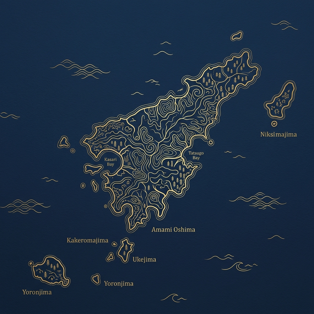 Amami Archipelago Map