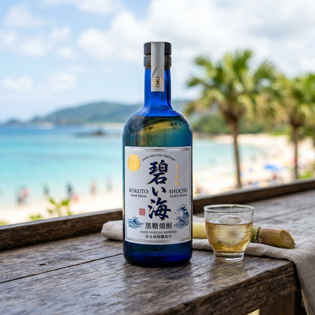 碧い海