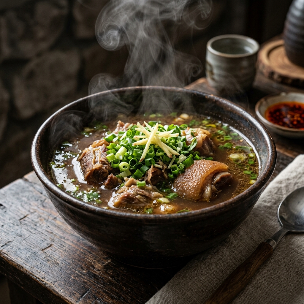 奄美の伝統を味わう。「山羊汁」の野生と黒糖焼酎が共鳴する、力強いマリアージュ