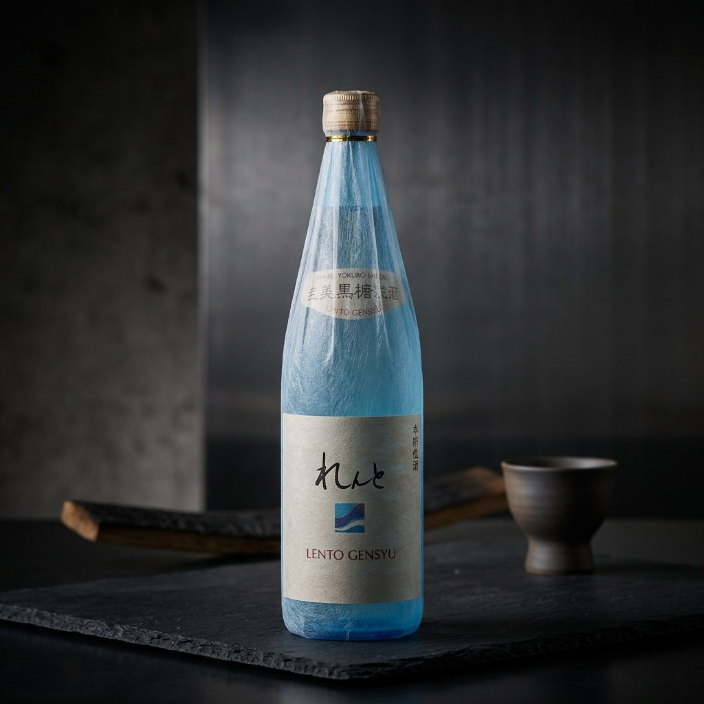 れんと原酒のグラスサーブ