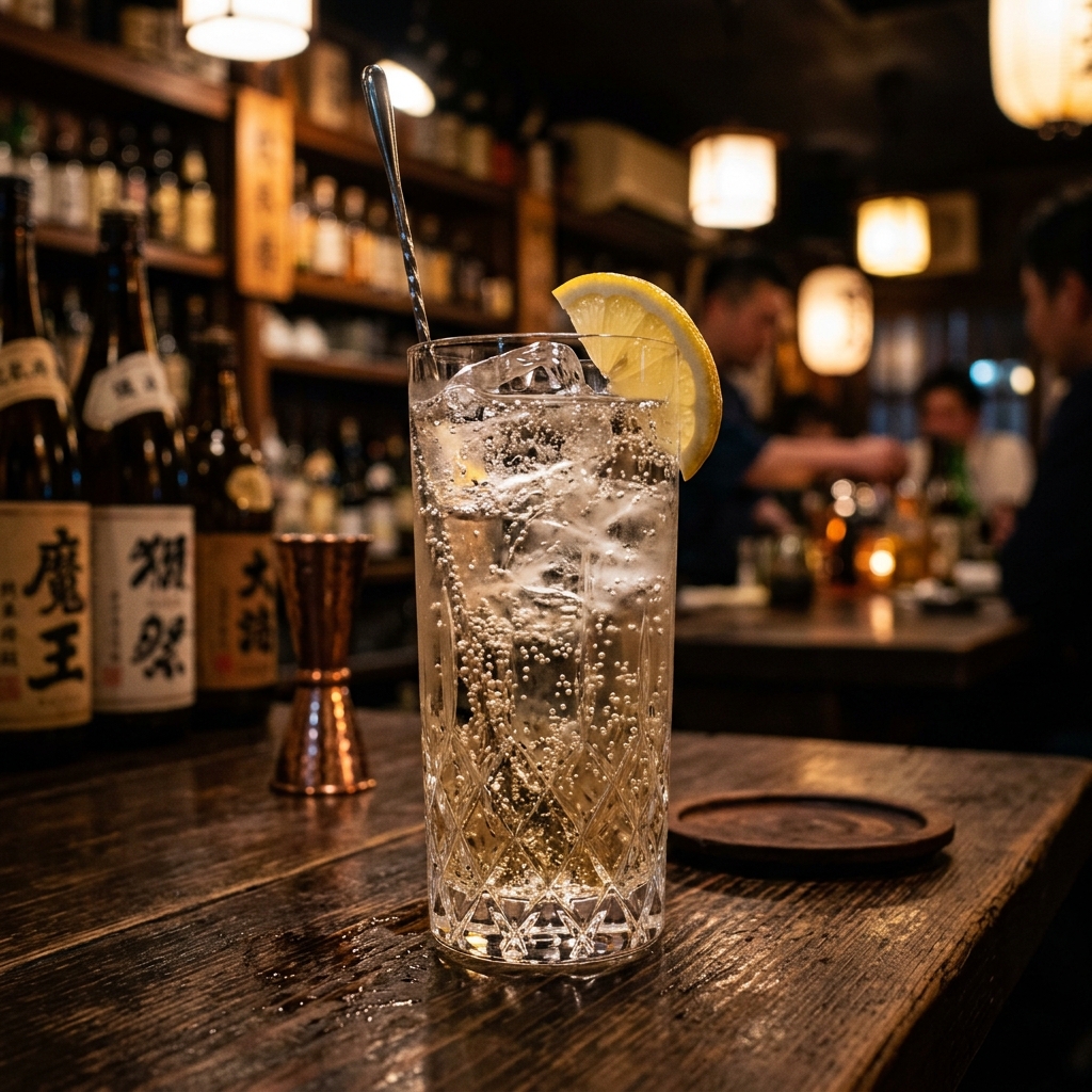 黒糖焼酎ソーダ割り