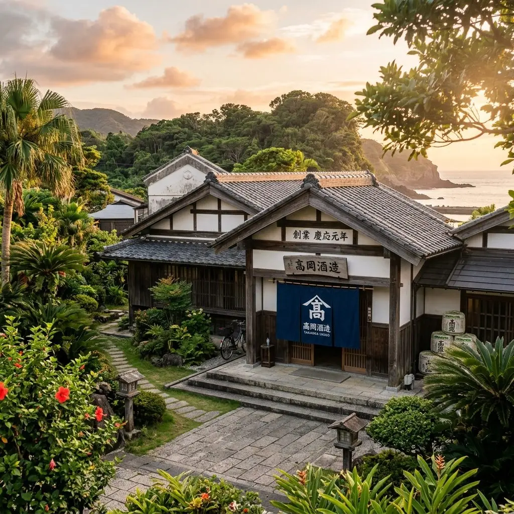 高岡醸造の蒸留所